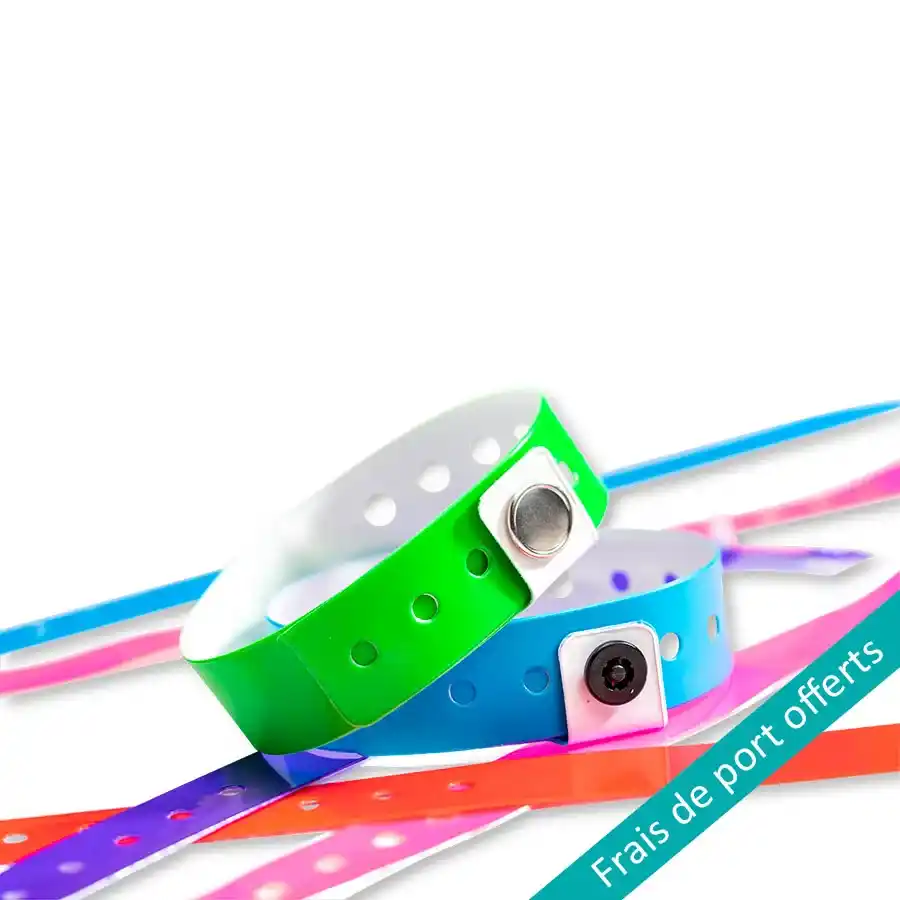 Bracelet en plastique vinyle