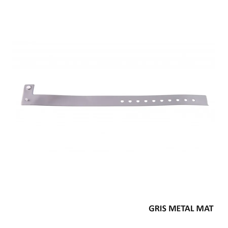 bracelet vinyle gris