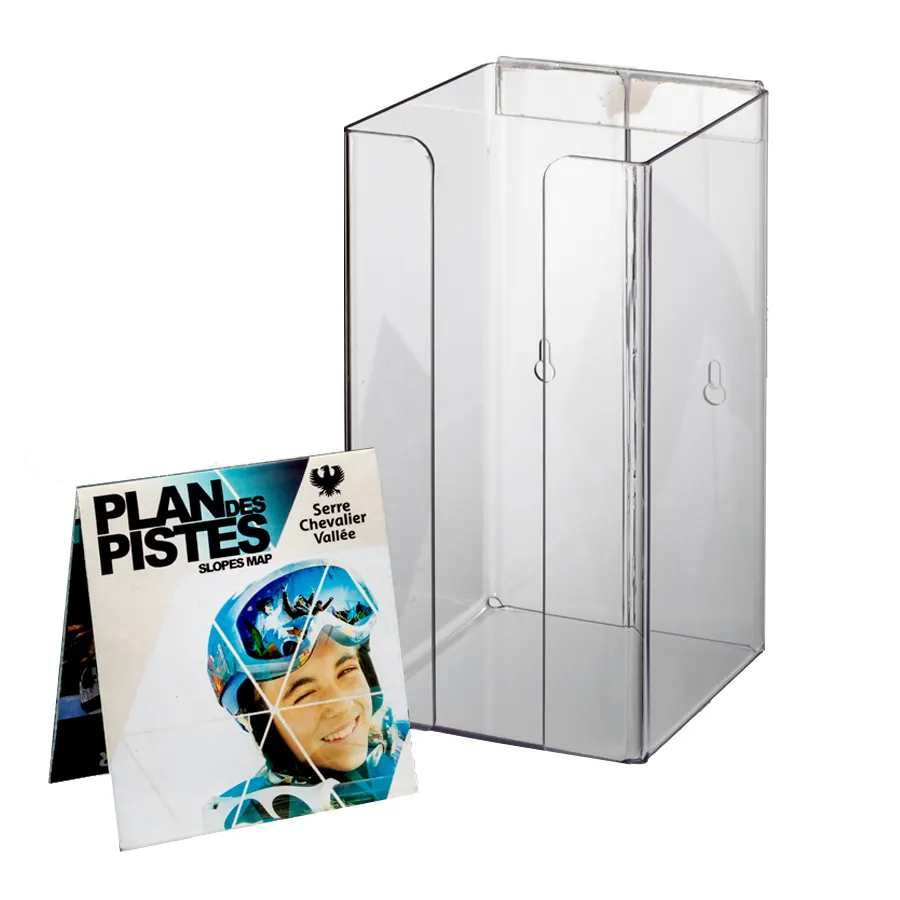 distributeur en plexiglas