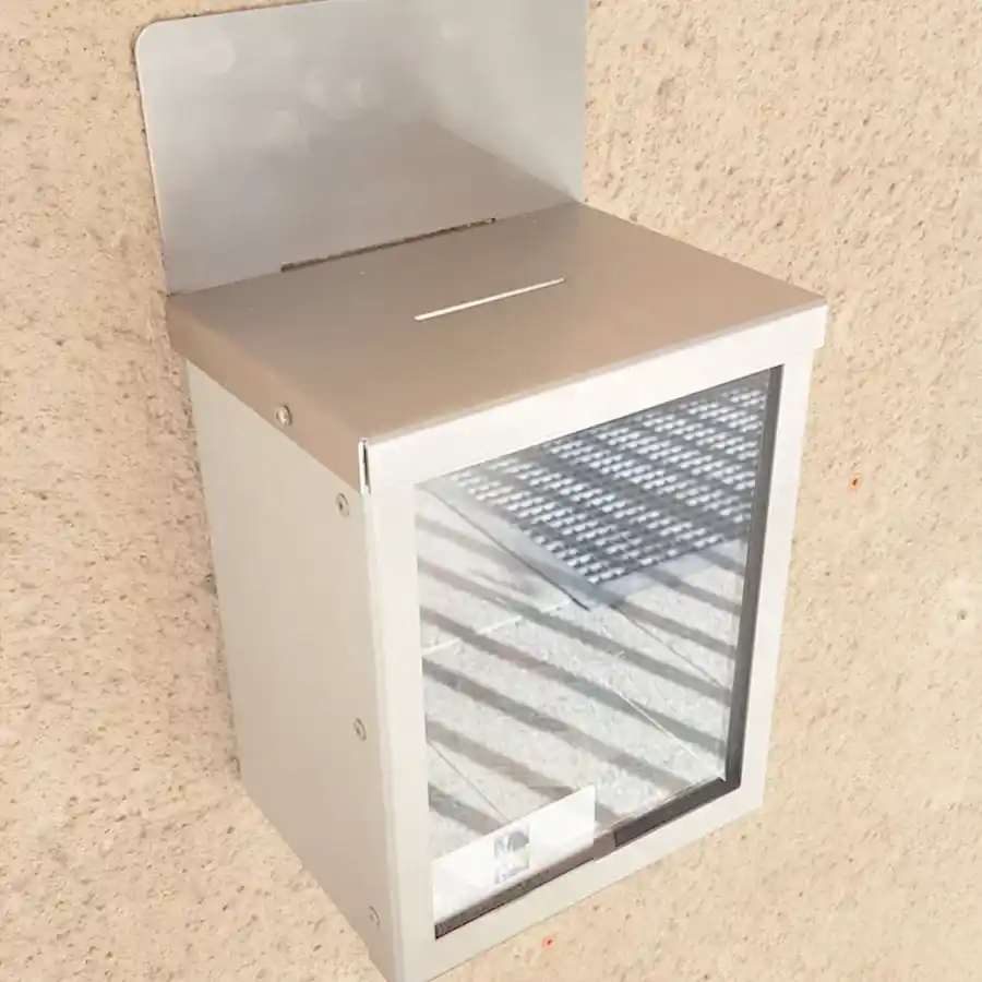 Urne de collecte inox