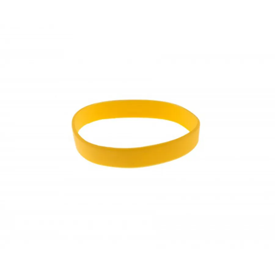 Bracelet en silicone - jaune