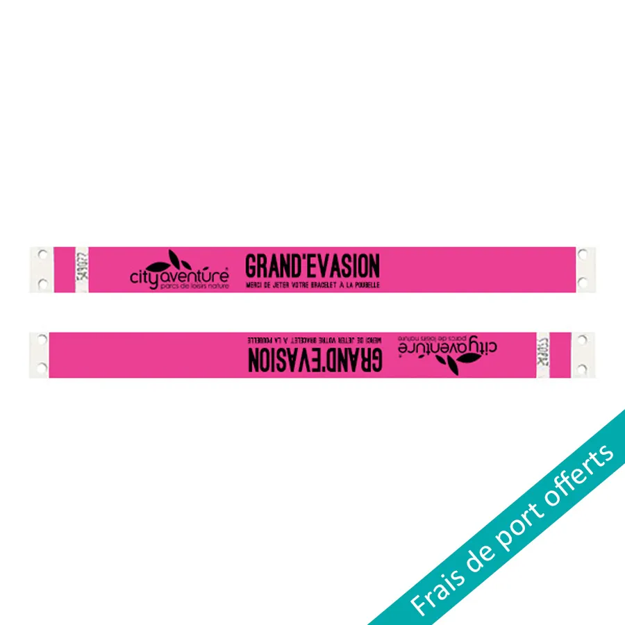 bracelet tyvek personnalisé