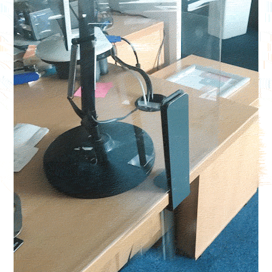 pince de fixation plexiglas