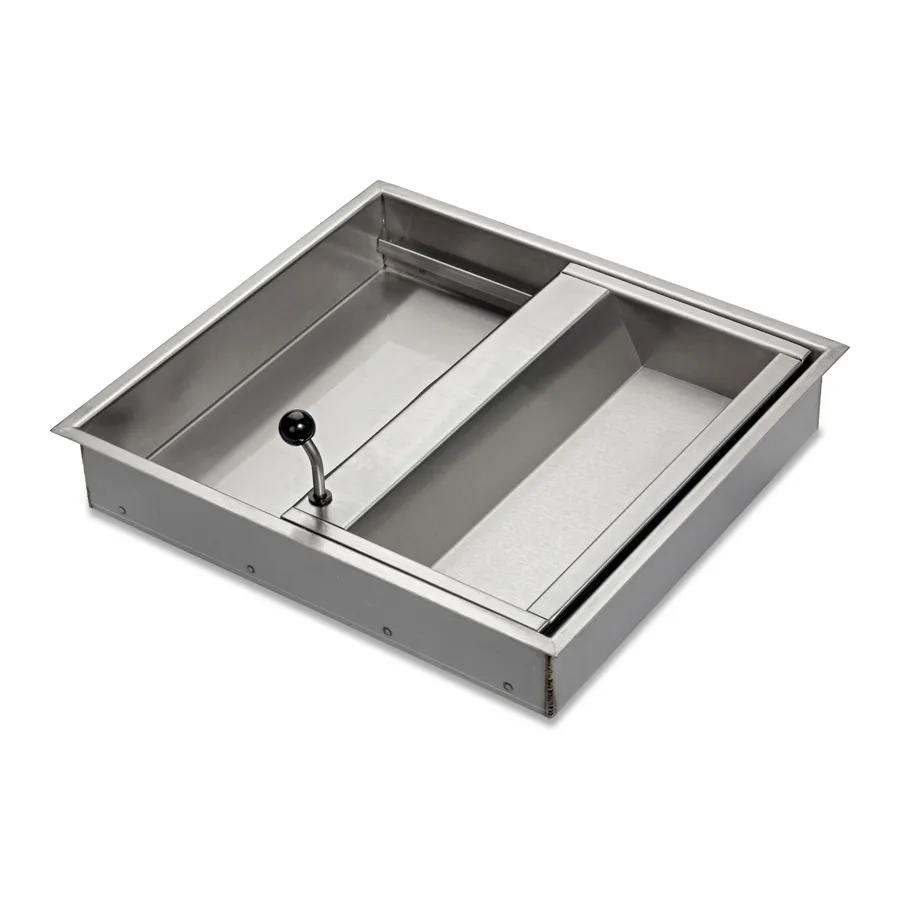 Passe-document coulissant 390 inox