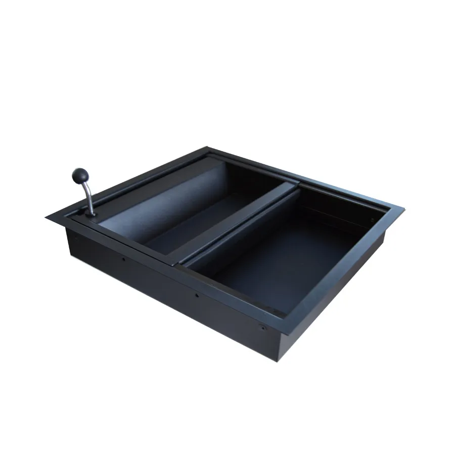 Passe document coulissant laqué