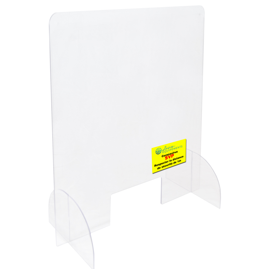 Vitrine de protection en plexiglass 1m de haut