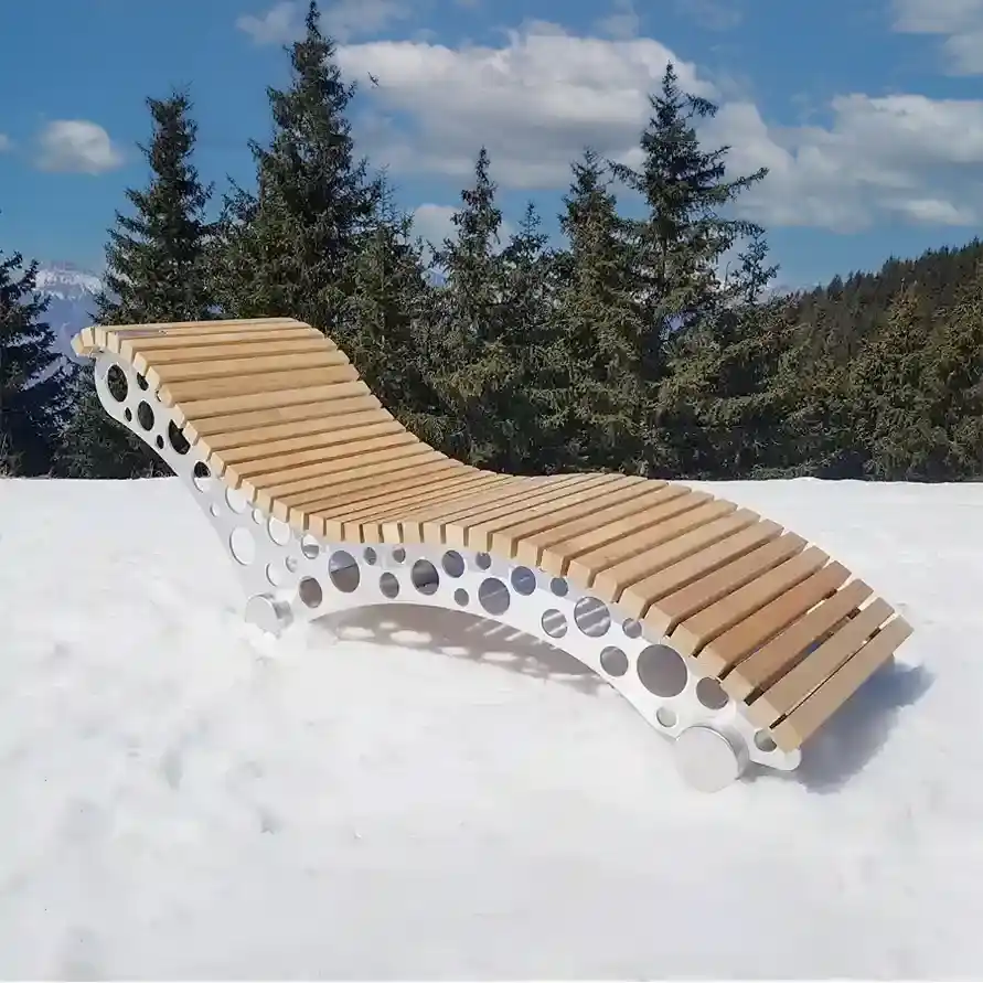 bain de soleil allongé