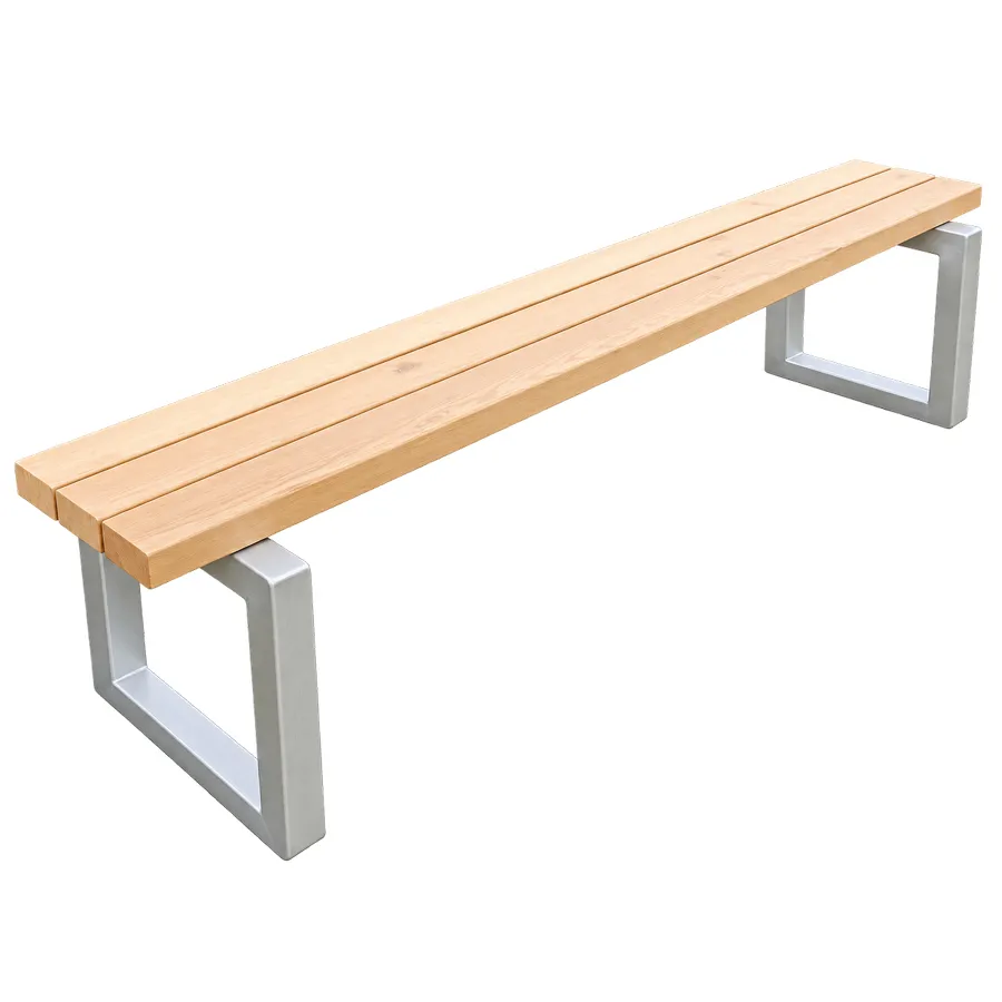 banc avec dossier en bois