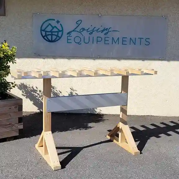 rack à ski mélèze