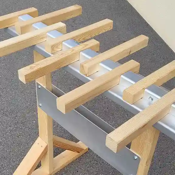 rack à ski mélèze