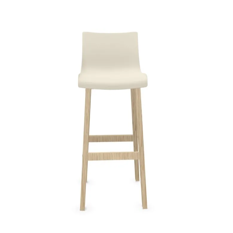 tabouret haut pieds bois