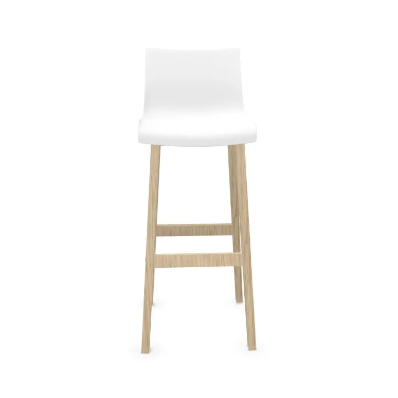 tabouret haut pieds bois