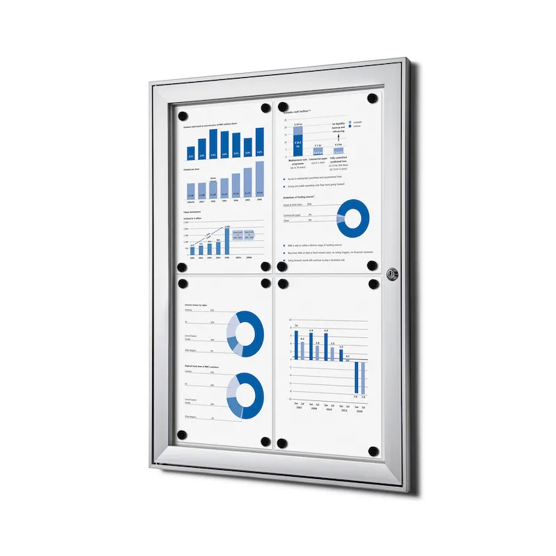 vitrine affichage étanche
