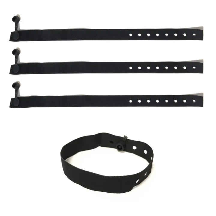 bracelet tissu noir