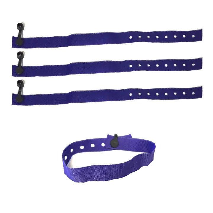 bracelet tissu violet