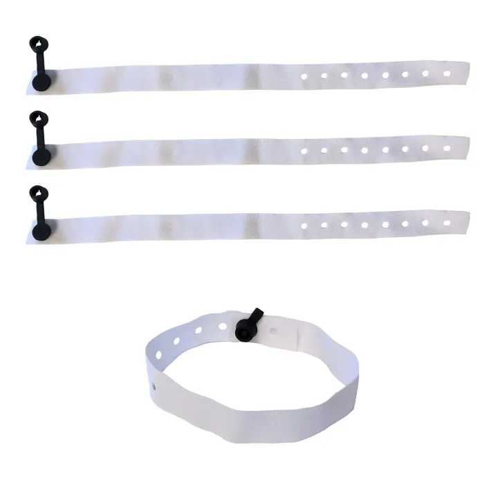 bracelet tissu blanc