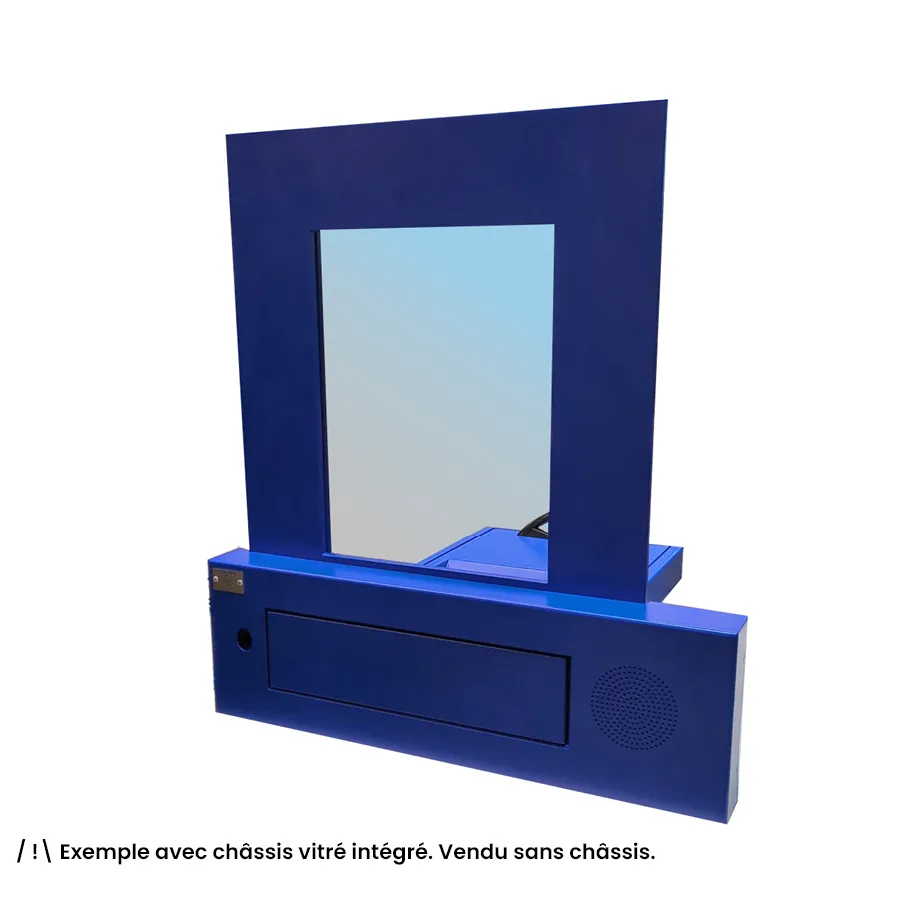 passe document façade blindé interphonie