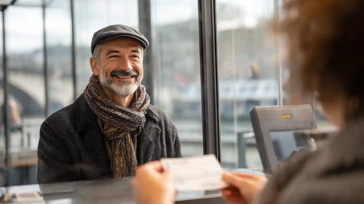 guichet d'accueil - image en situation