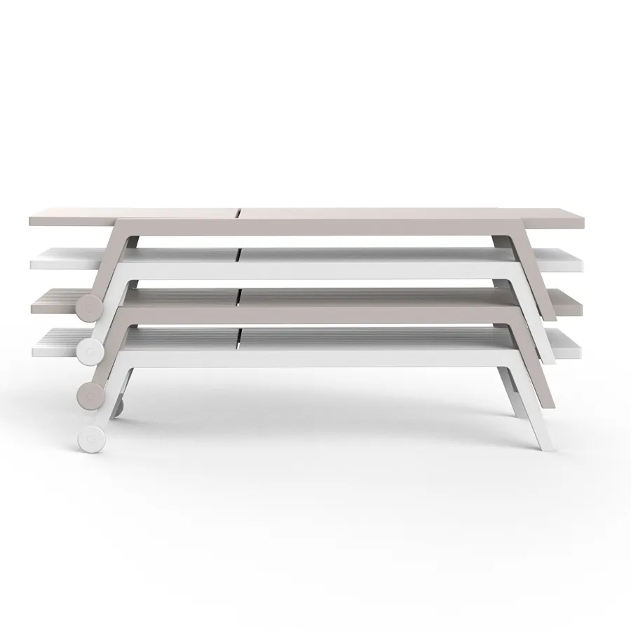 bain de soleil empilable