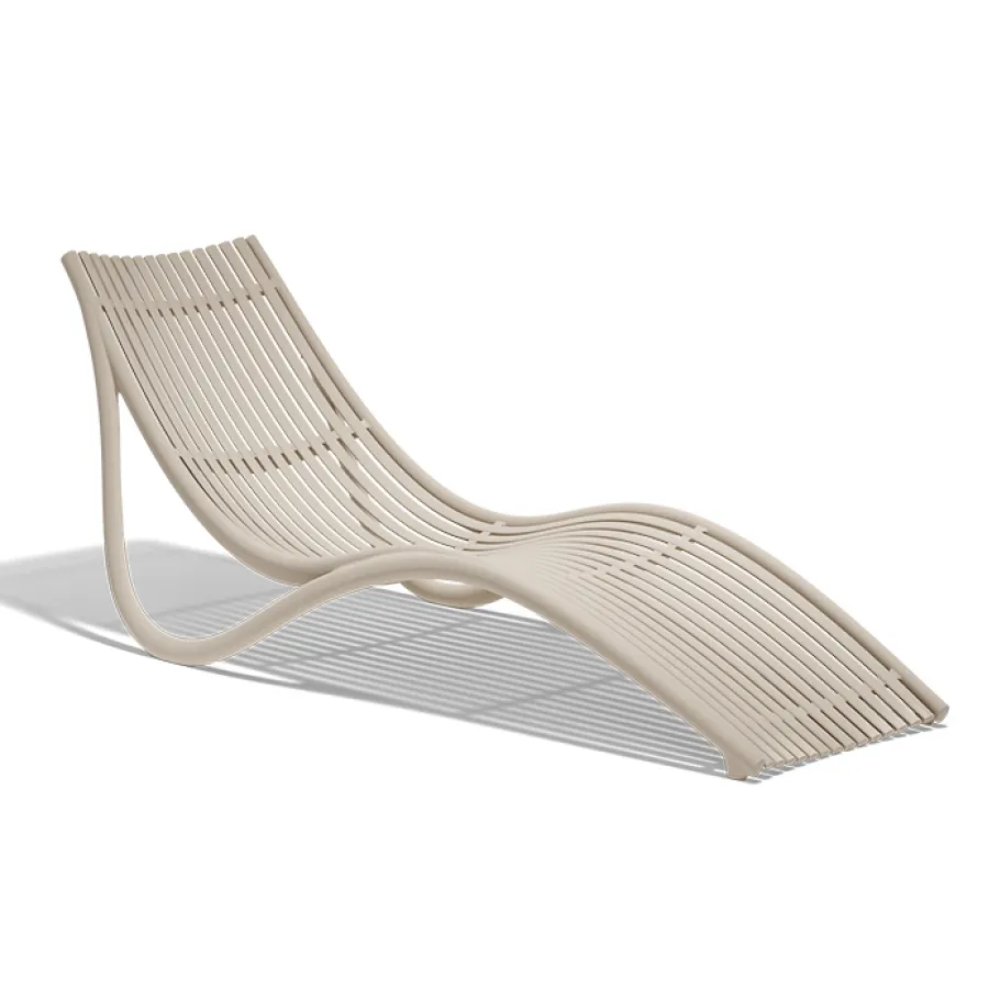 bain de soleil polypropylène coloris écru