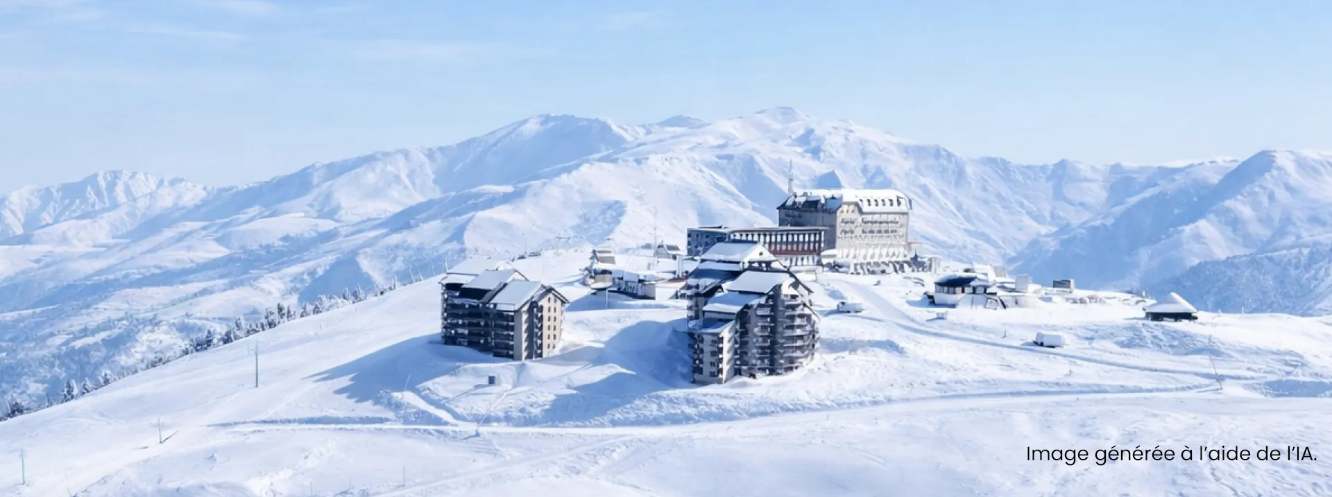 station de superbagnères - guichet accueil ouvert bois par Loisirs Equipements
